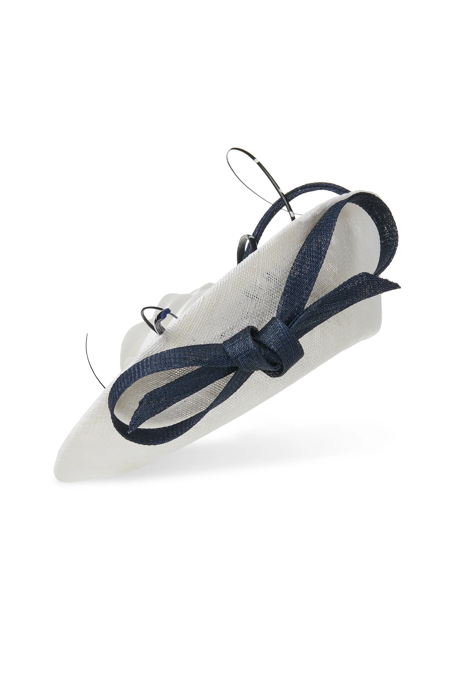Assam White and Navy Saucer Hat - Image 3