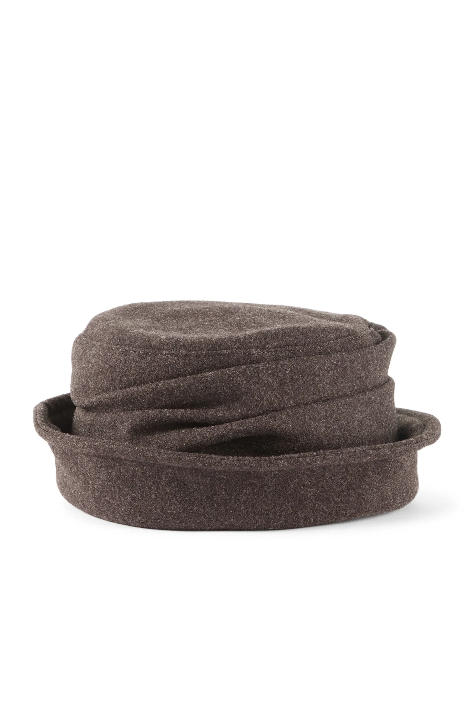Cordelia Brown Ruched Rain Hat
