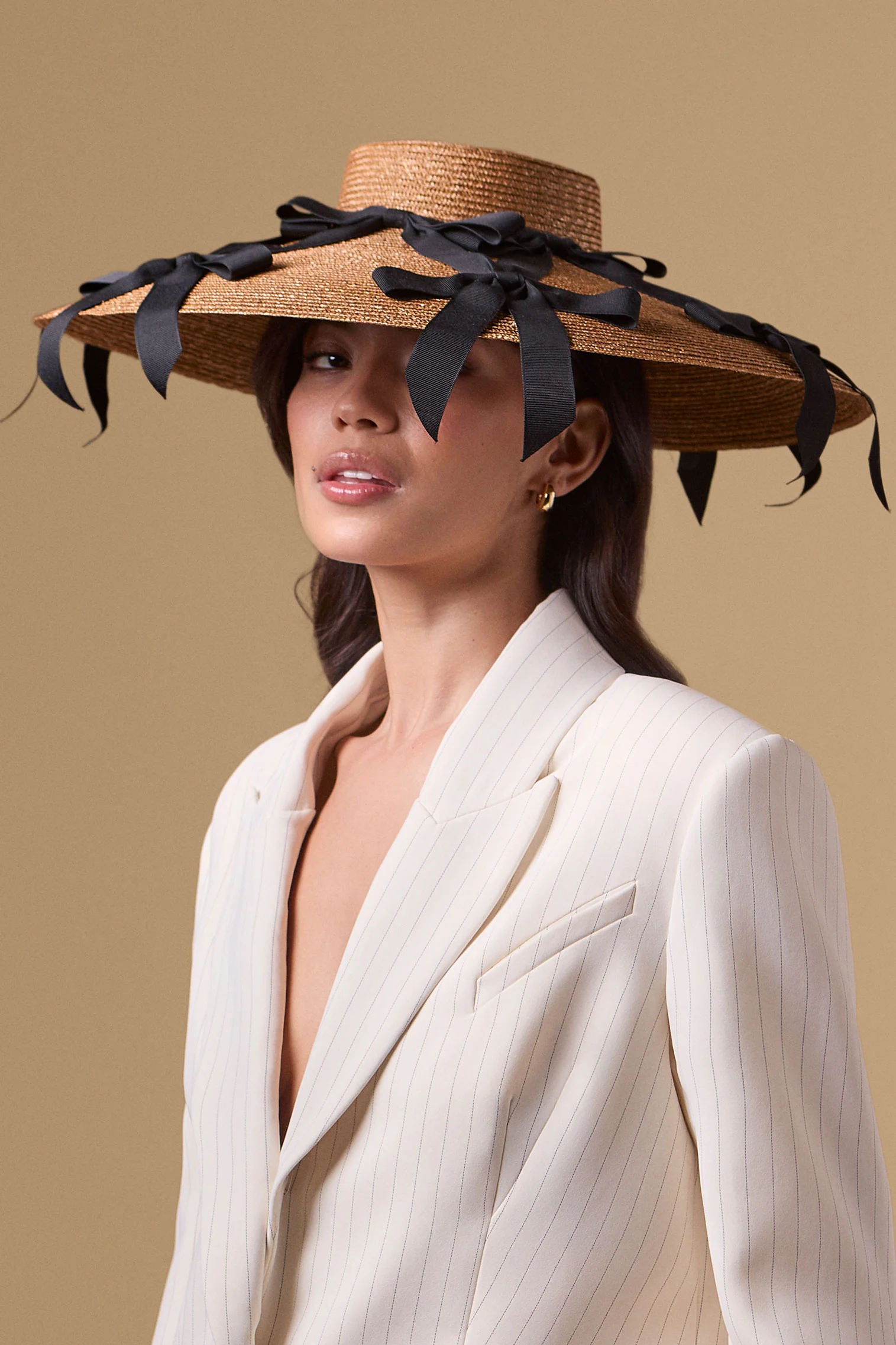 Cancer Golden and Black Wide Brim Percher - Image 3