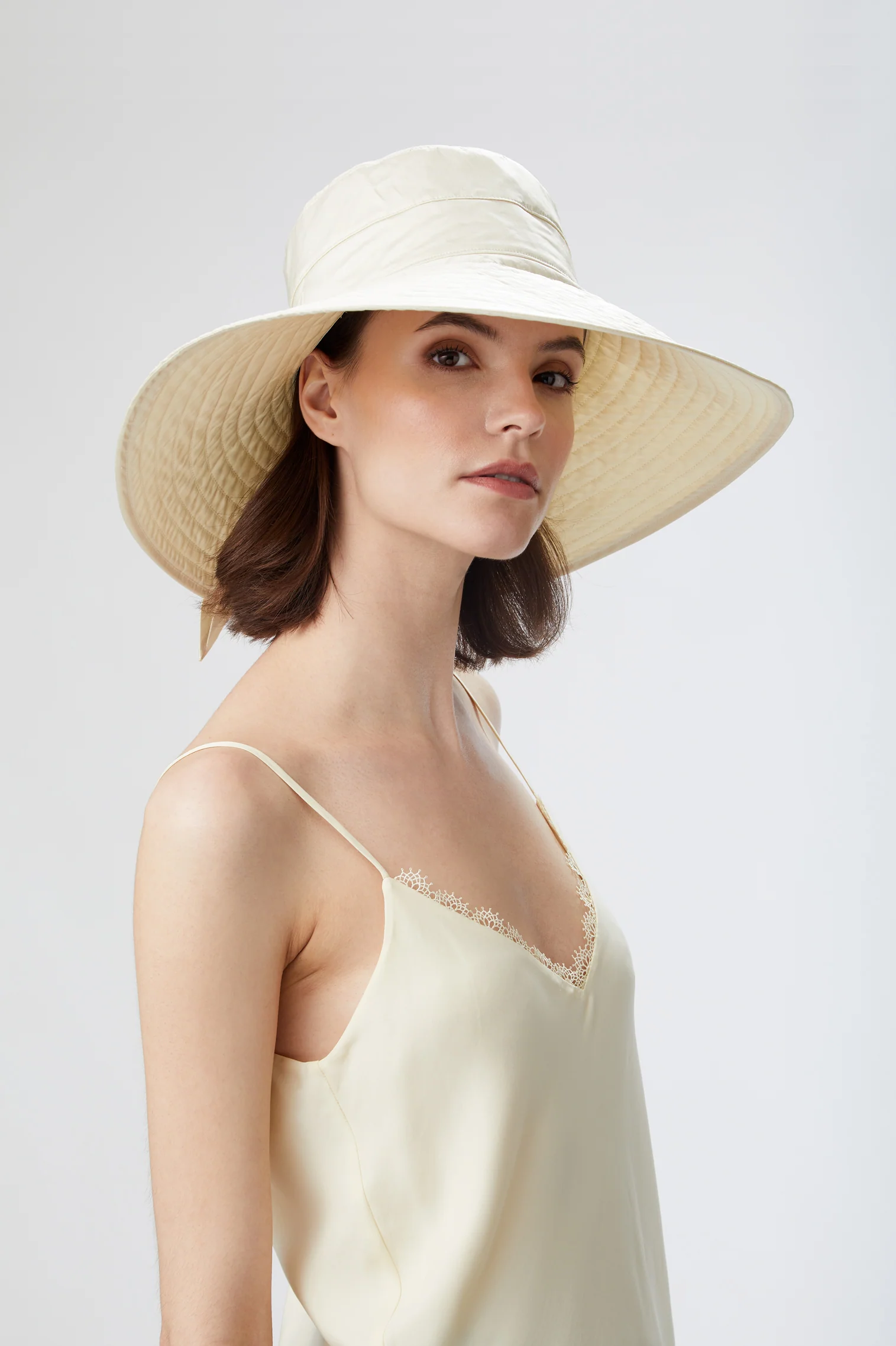 Clemence Silk Sun Hat - Image 11