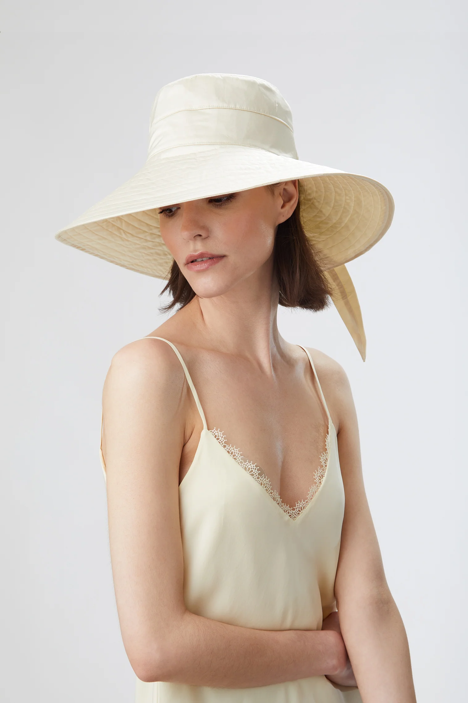 Clemence Silk Sun Hat - Image 12