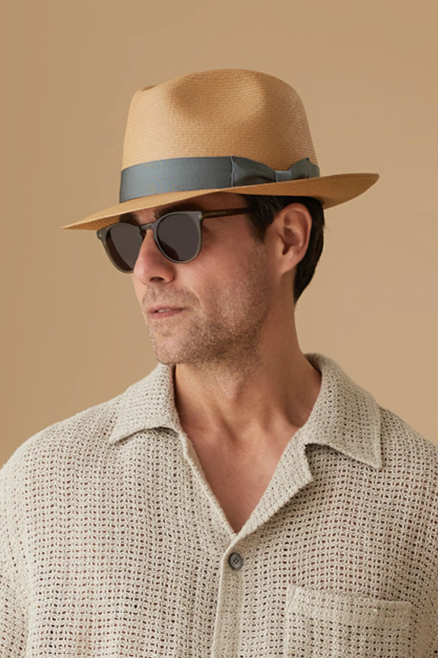 Fairbanks Mocha Panama Hat - Image 3