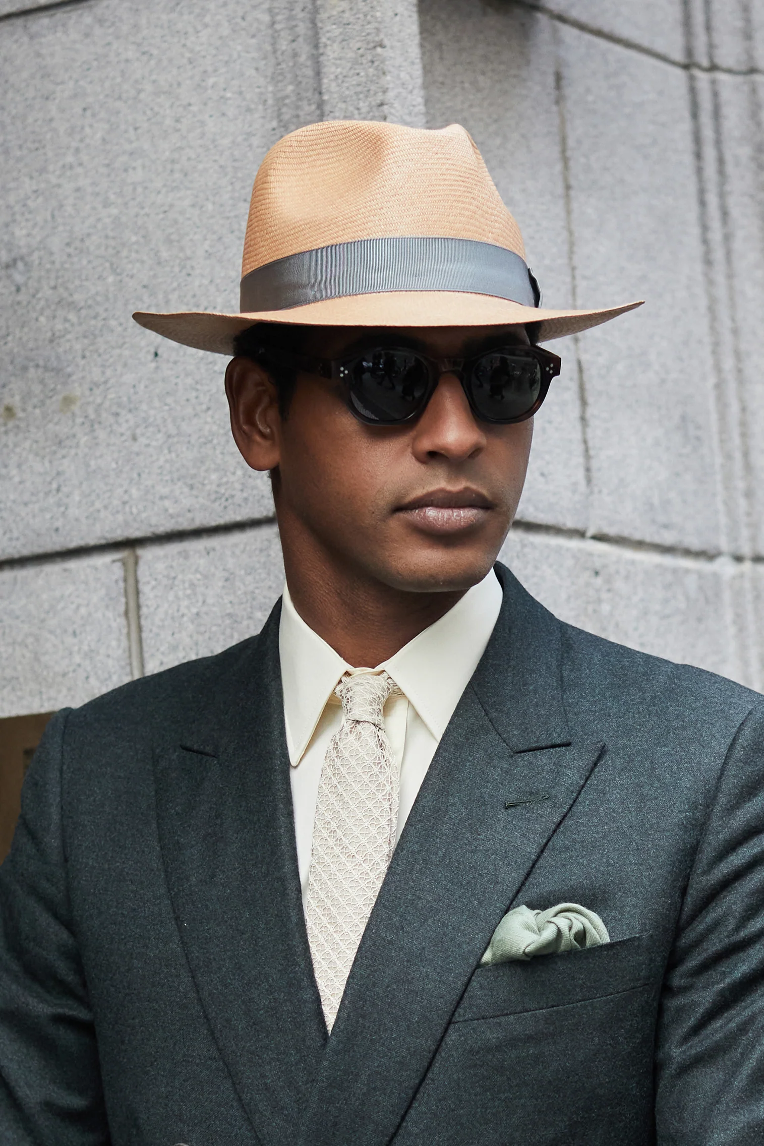 Fairbanks Mocha Panama Hat - Image 7