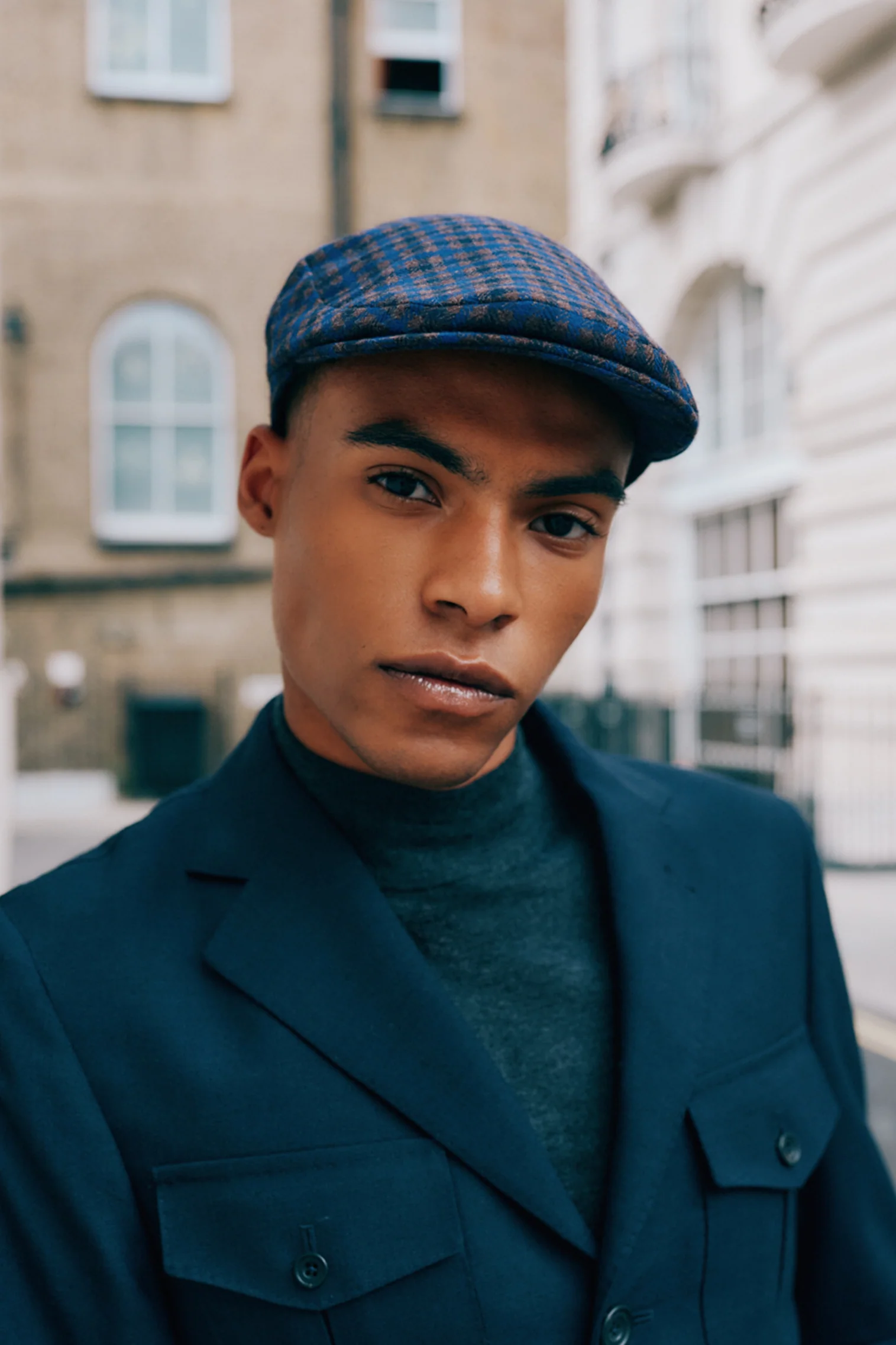 Grosvenor Check Flat Cap - Image 3