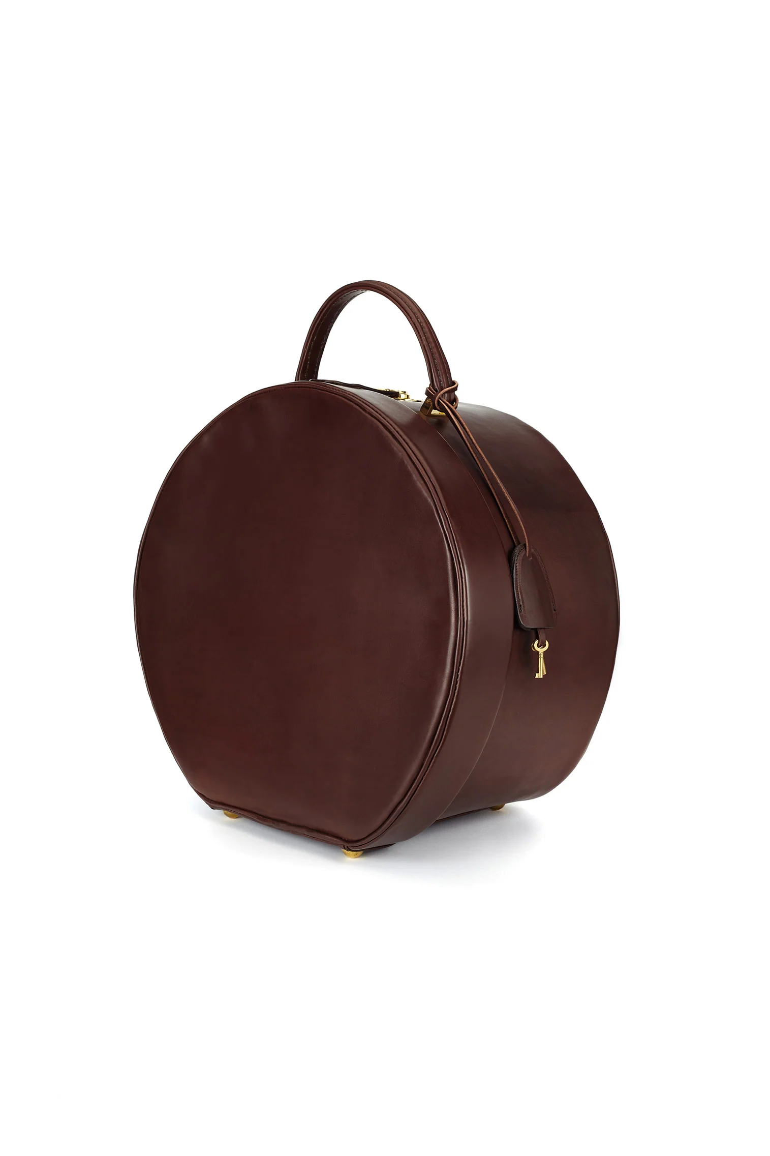 Leather Hat Box - Image 7