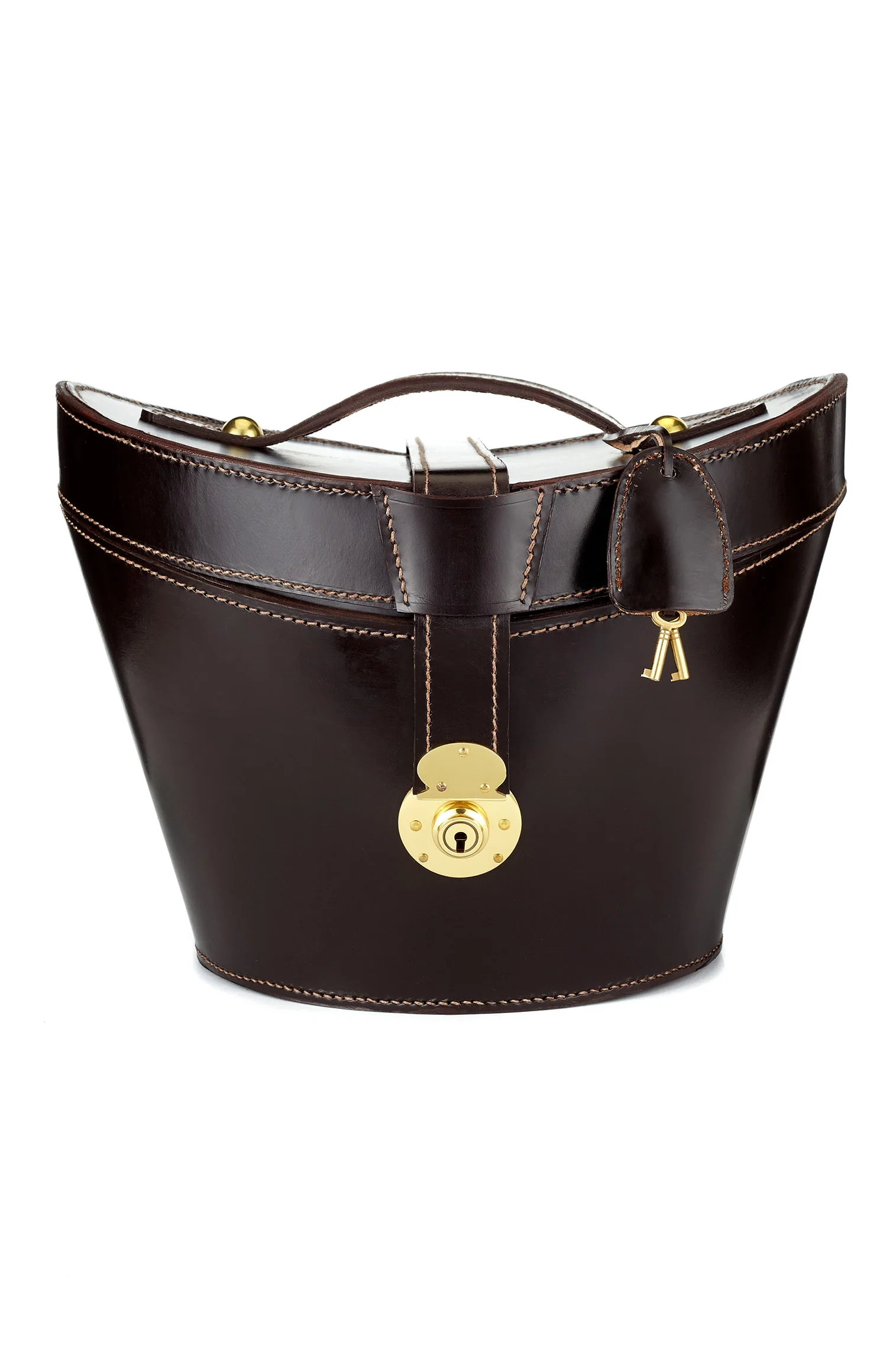 Leather Top Hat Bucket - Image 3