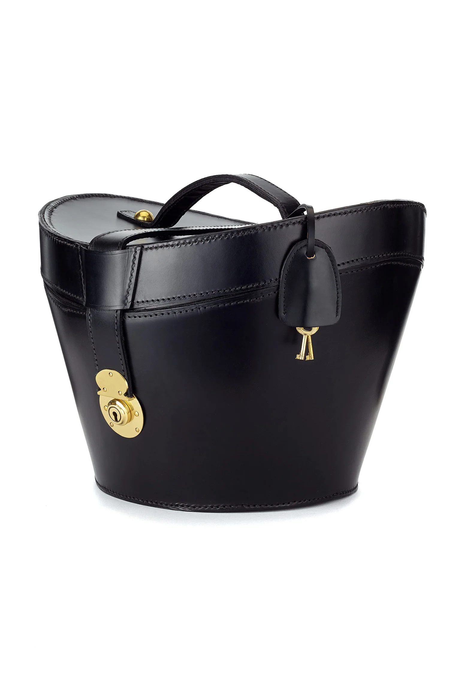 Leather Top Hat Bucket - Image 4