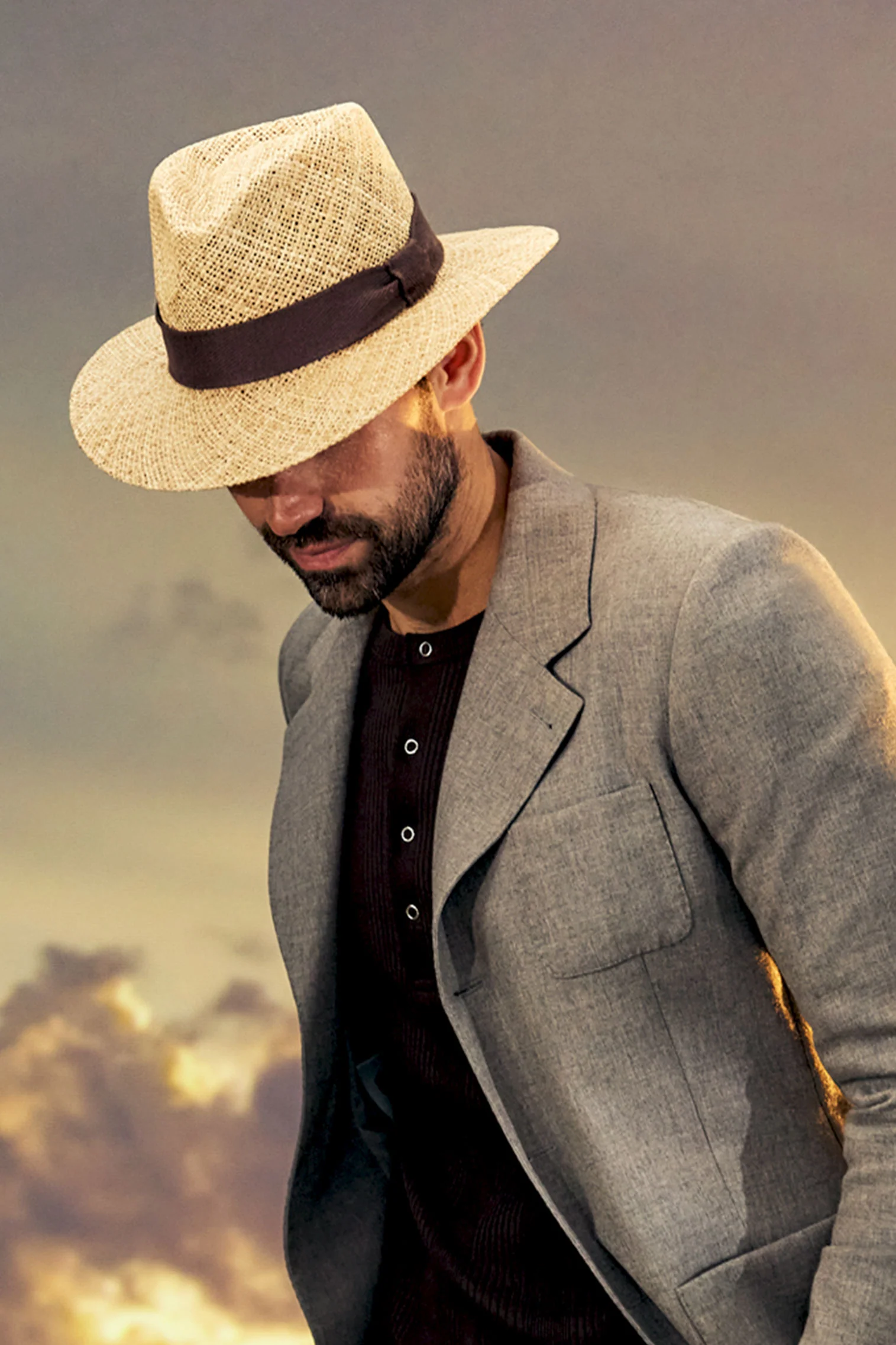 Lennon Twisted Raffia Fedora - Image 2