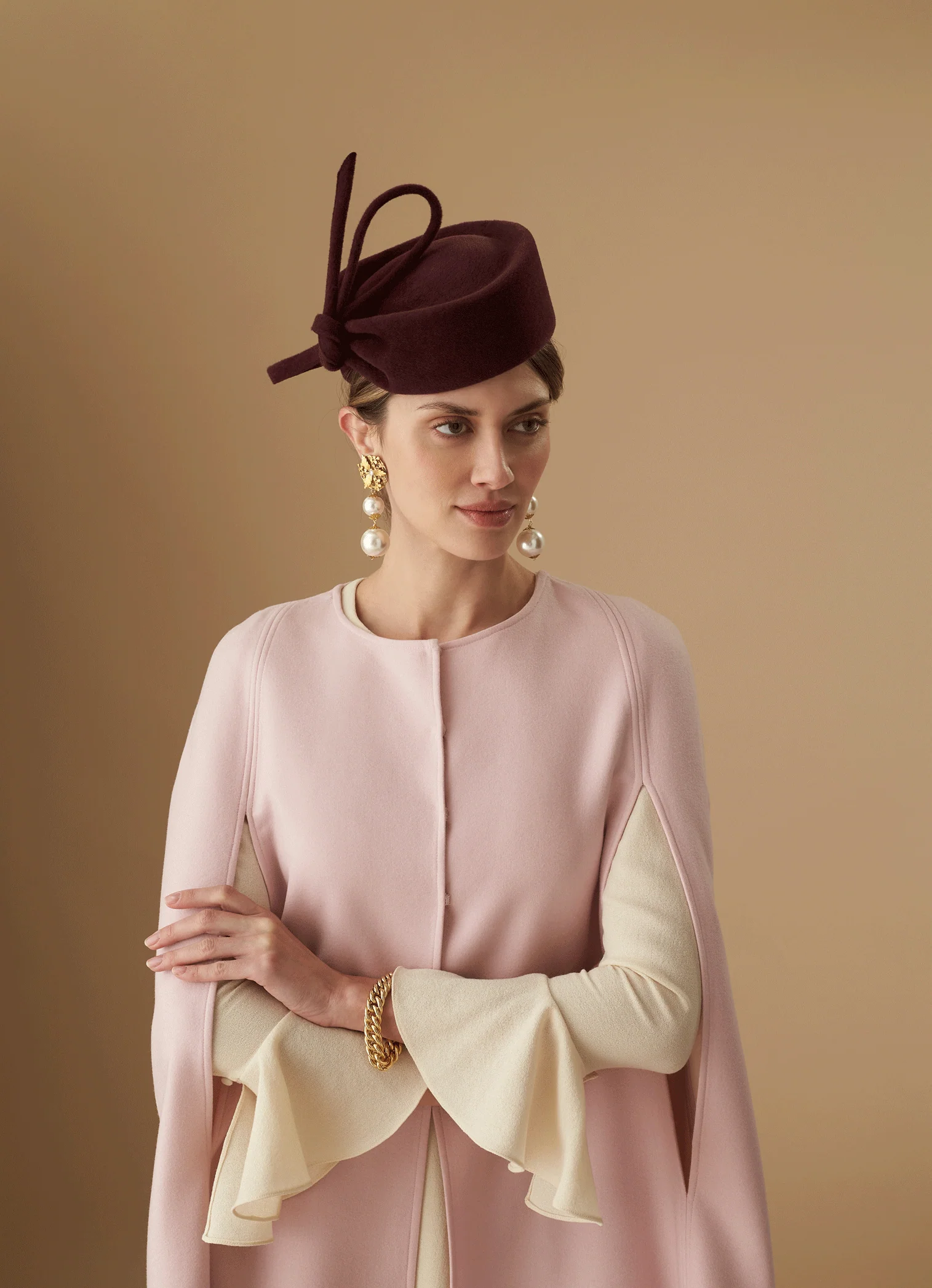 Mayfair Mulberry Pillbox Hat - Image 3