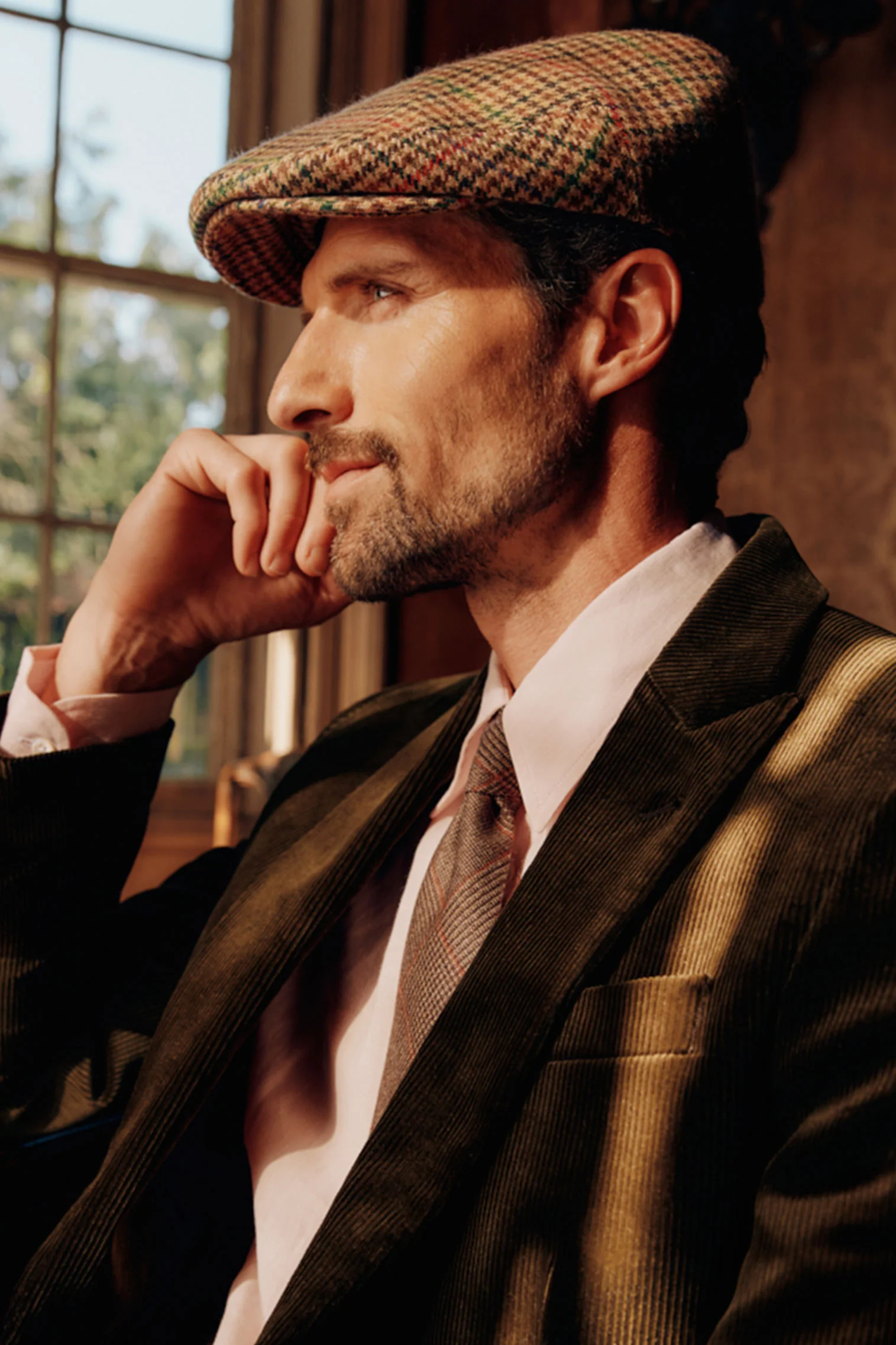 Gill Cashmere Flat Cap - Image 12