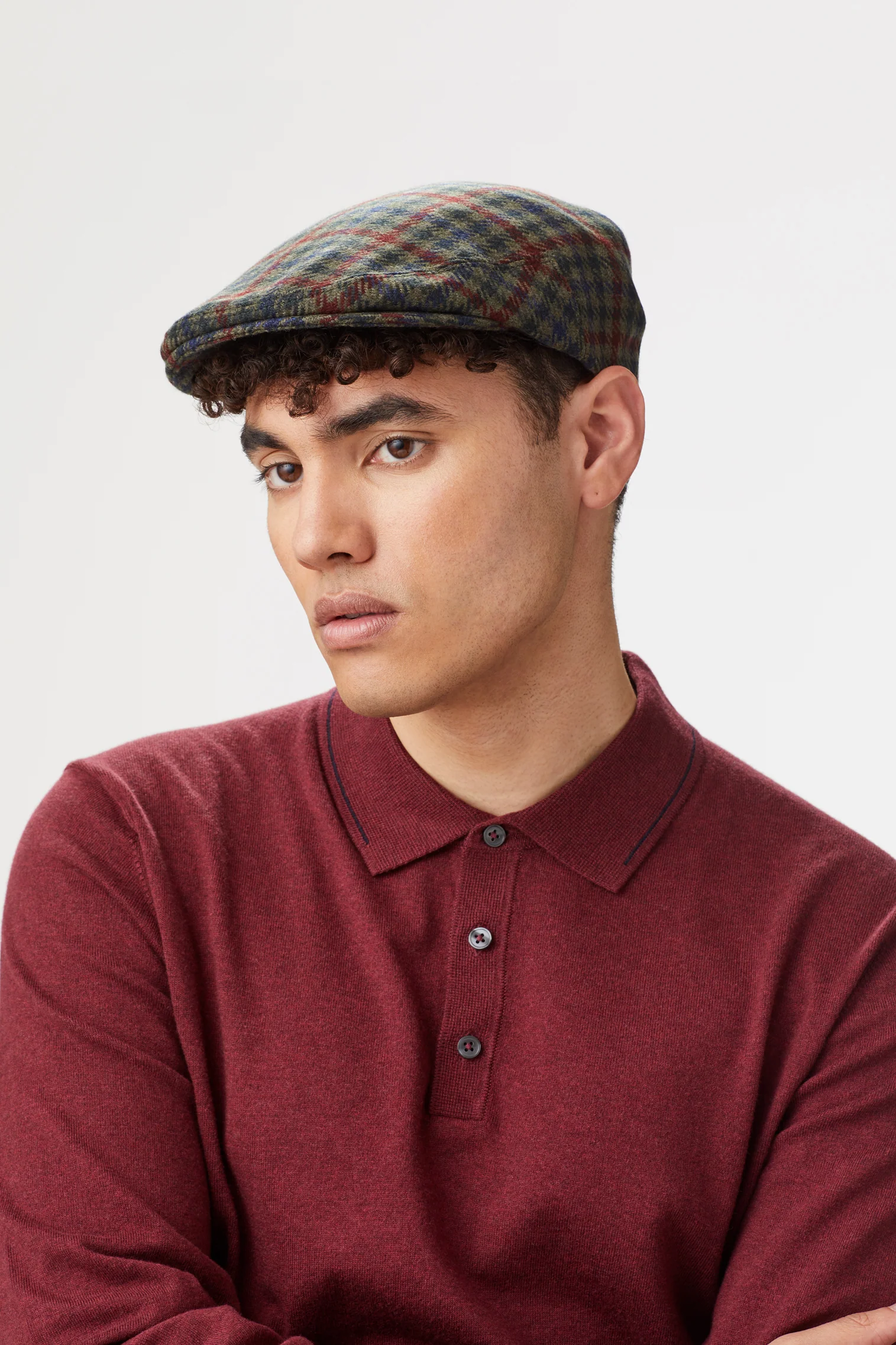 Gill Cashmere Flat Cap - Image 3