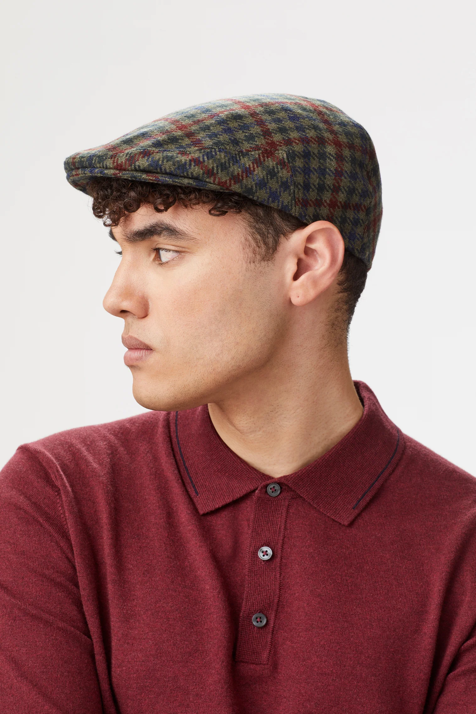 Gill Cashmere Flat Cap - Image 5