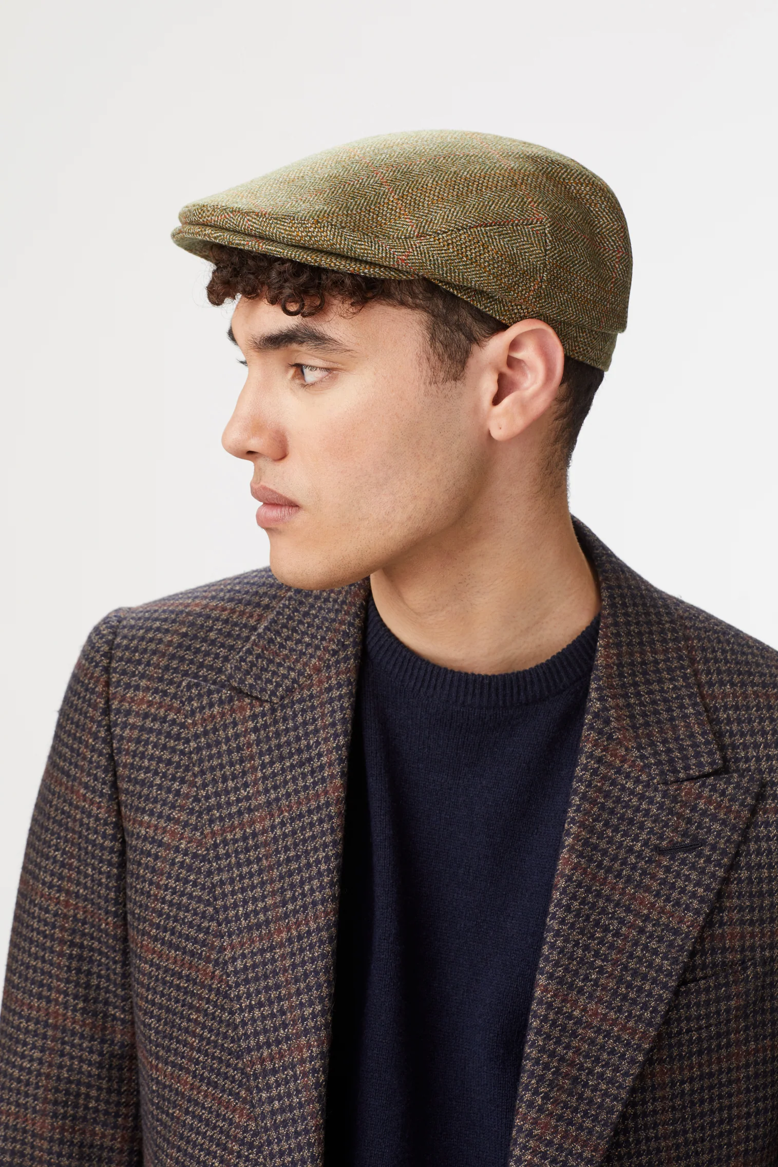 Oslo Tweed Flat Cap - Image 10