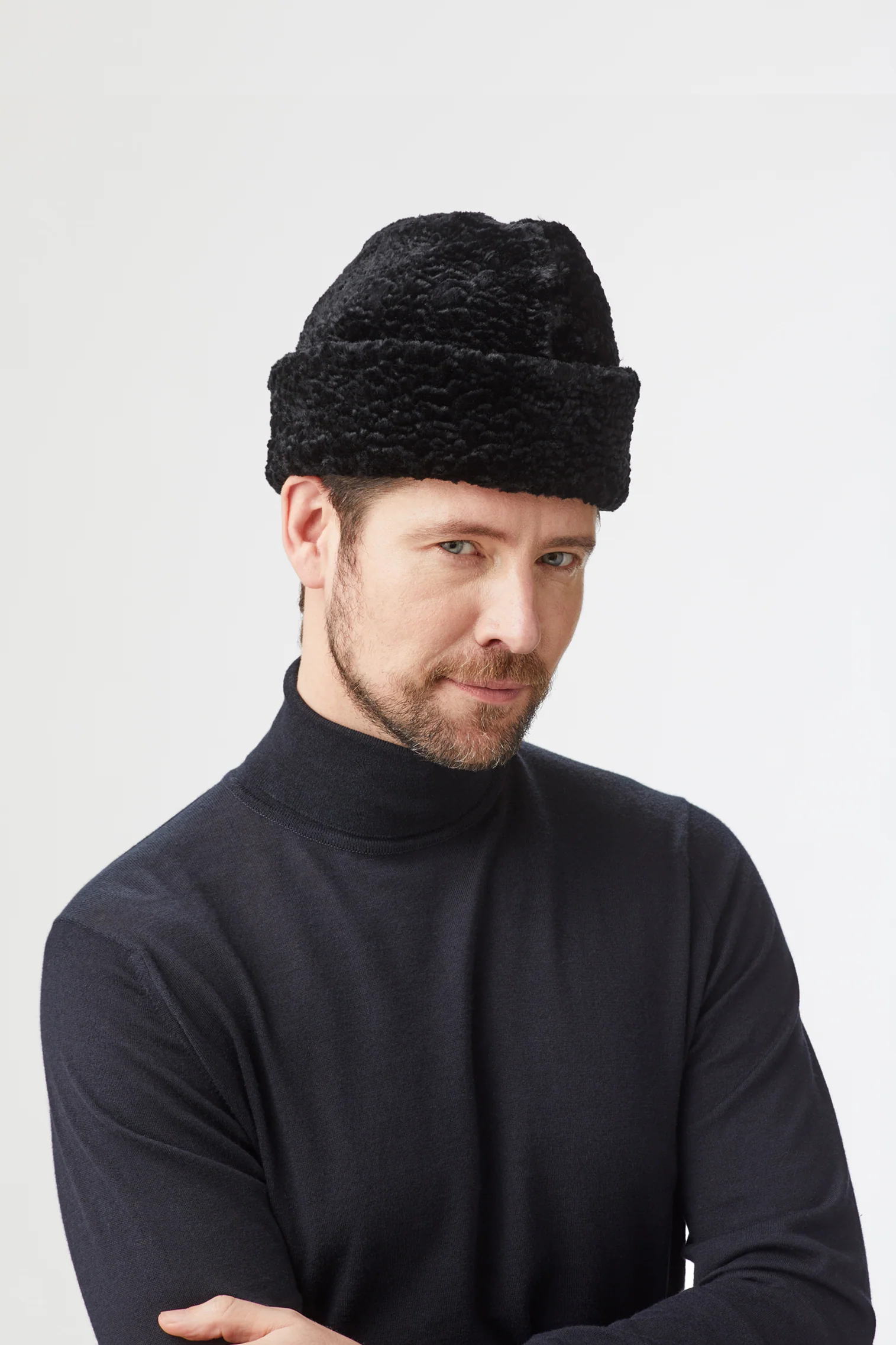 Astrakhan Faux Fur Hat - Image 3