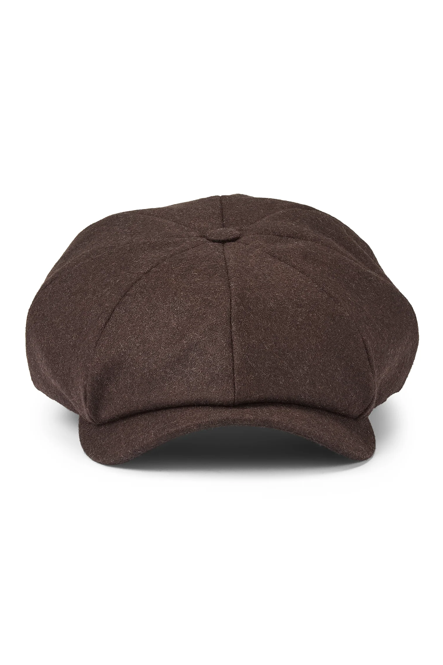 Dark Brown Newsboy Cap - Image 6