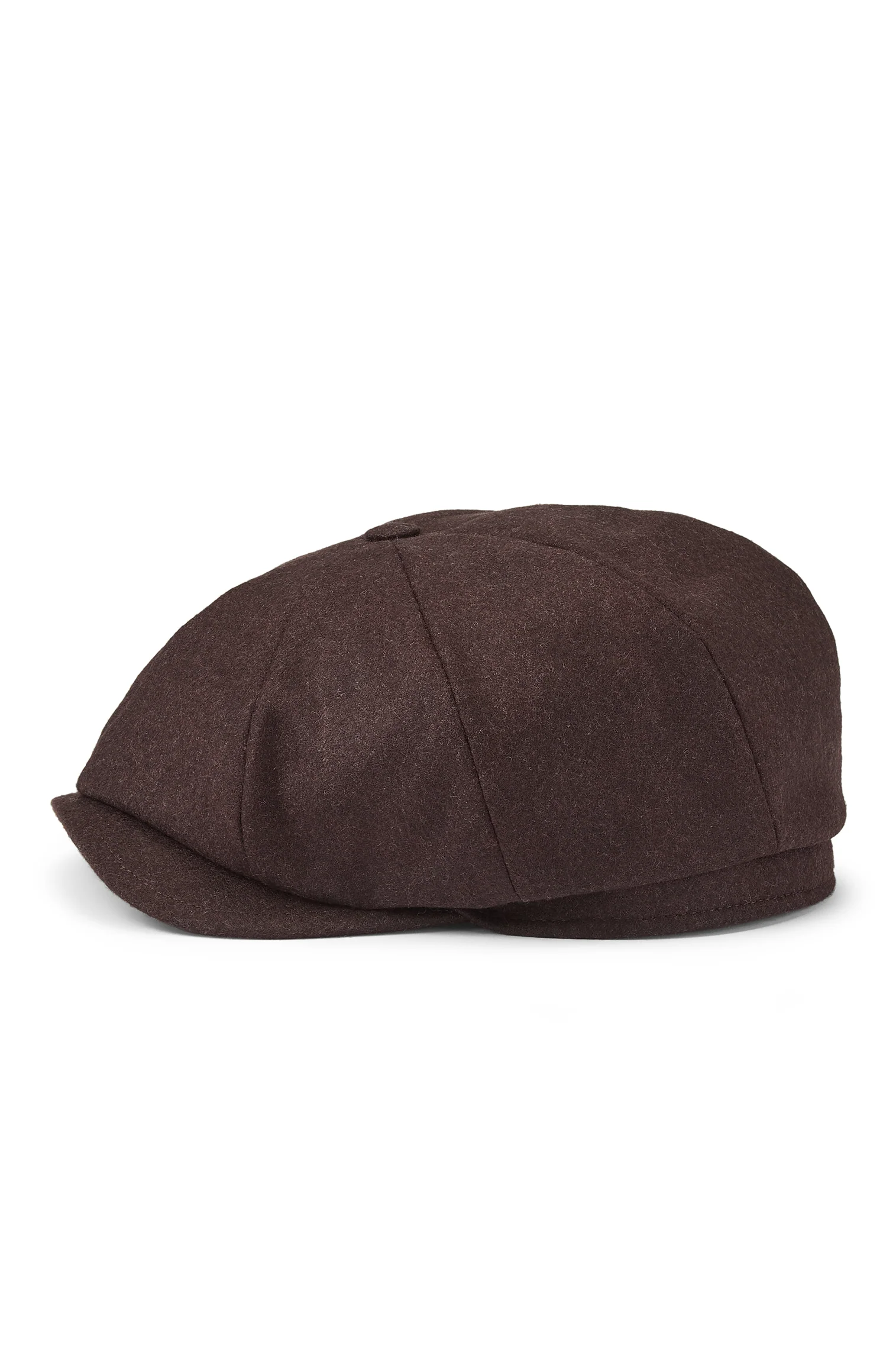 Dark Brown Newsboy Cap - Image 7