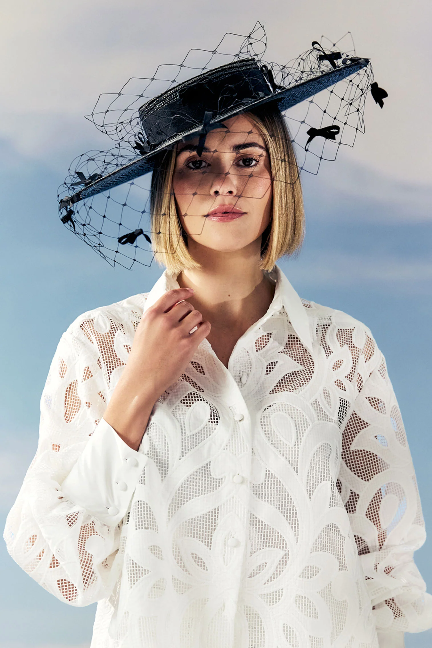 Penelope Black Boater - Image 2
