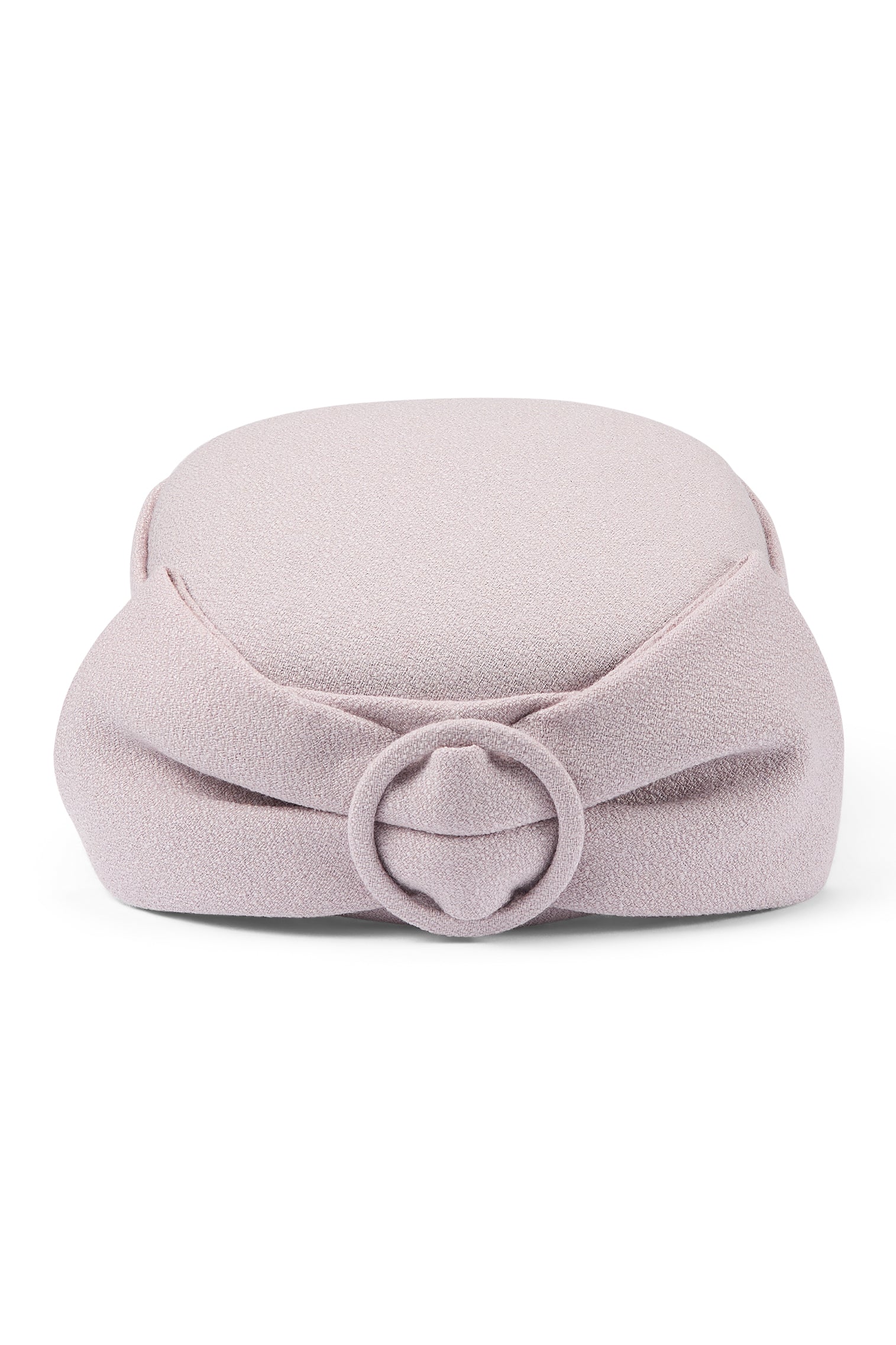 Perdita Beige Pillbox Hat - Image 3