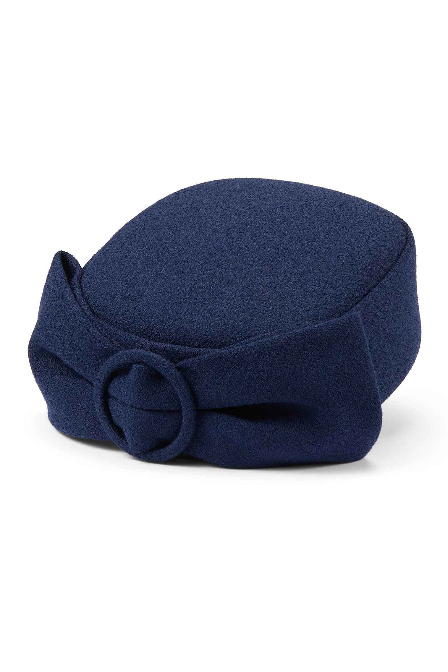 Perdita Navy Pillbox Hat - Image 6