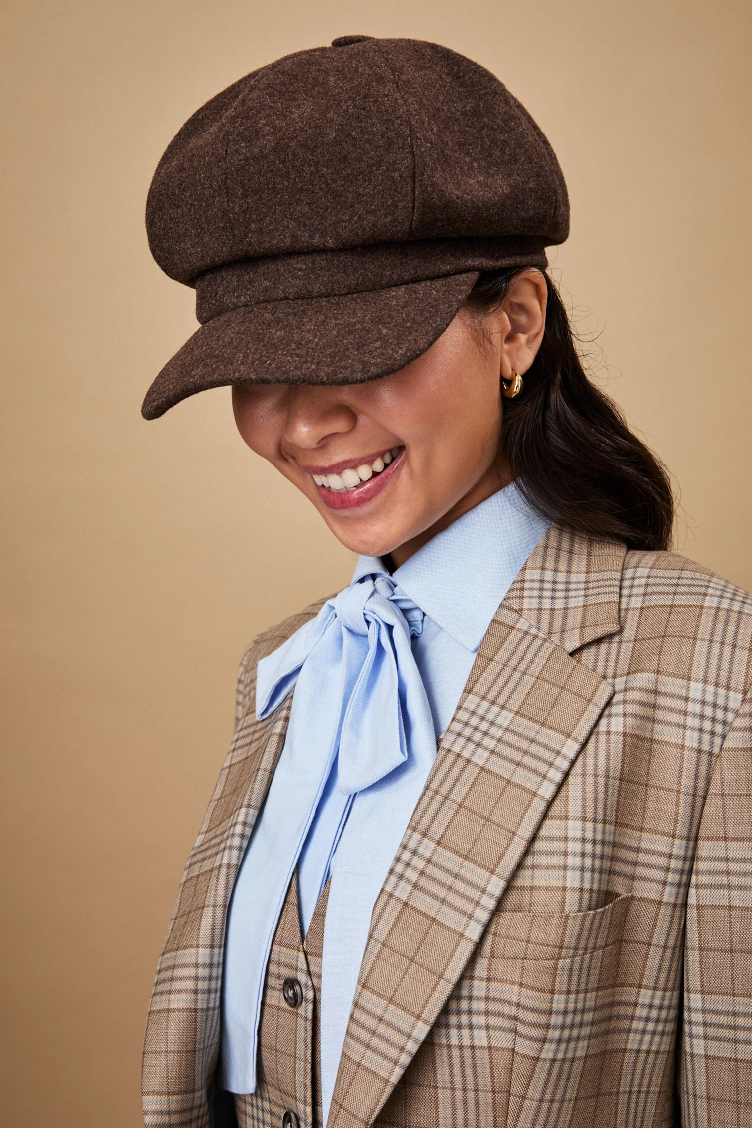 Harper Brown Rain Cap - Image 3