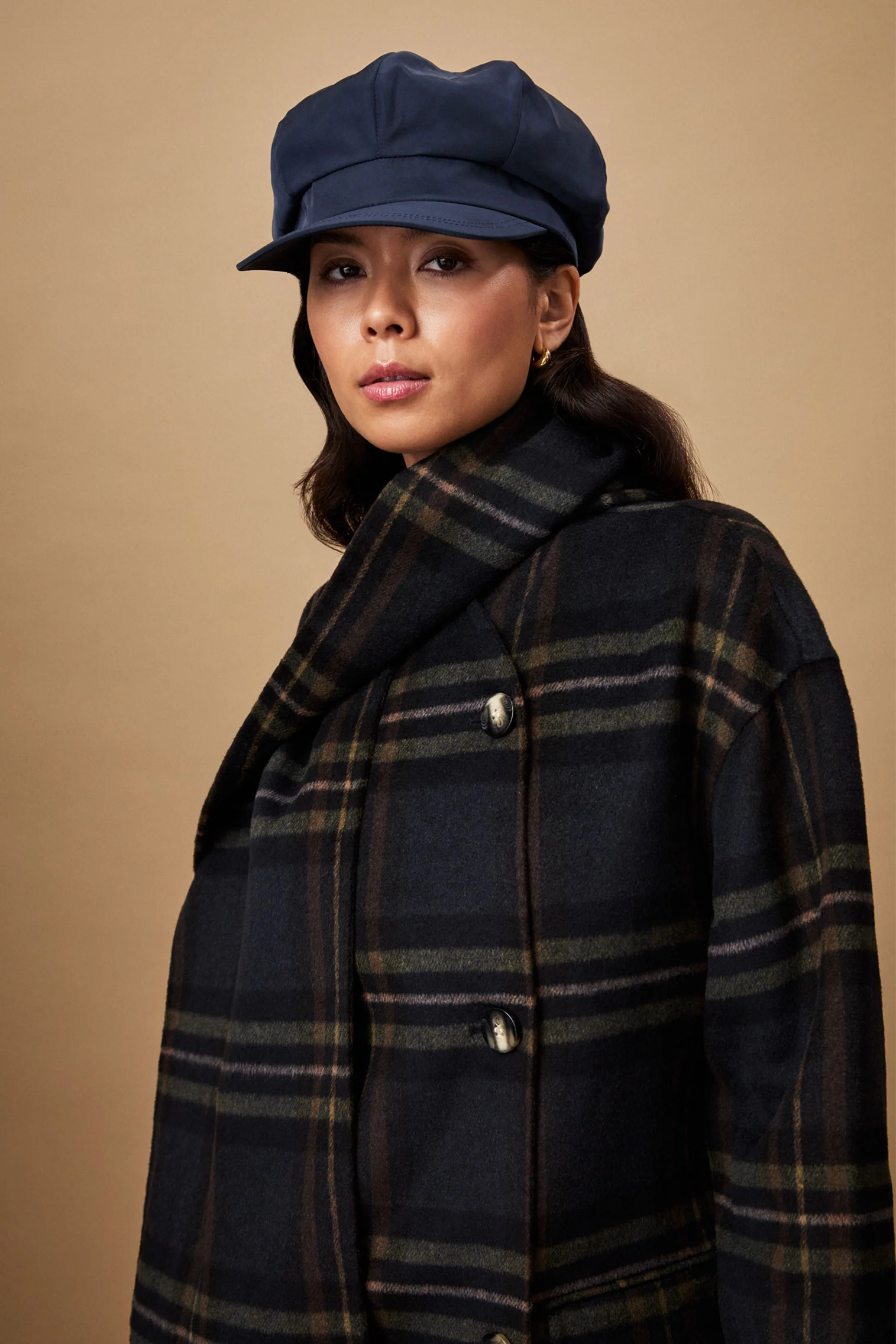 Harper Tech Navy Rain Cap - Image 3