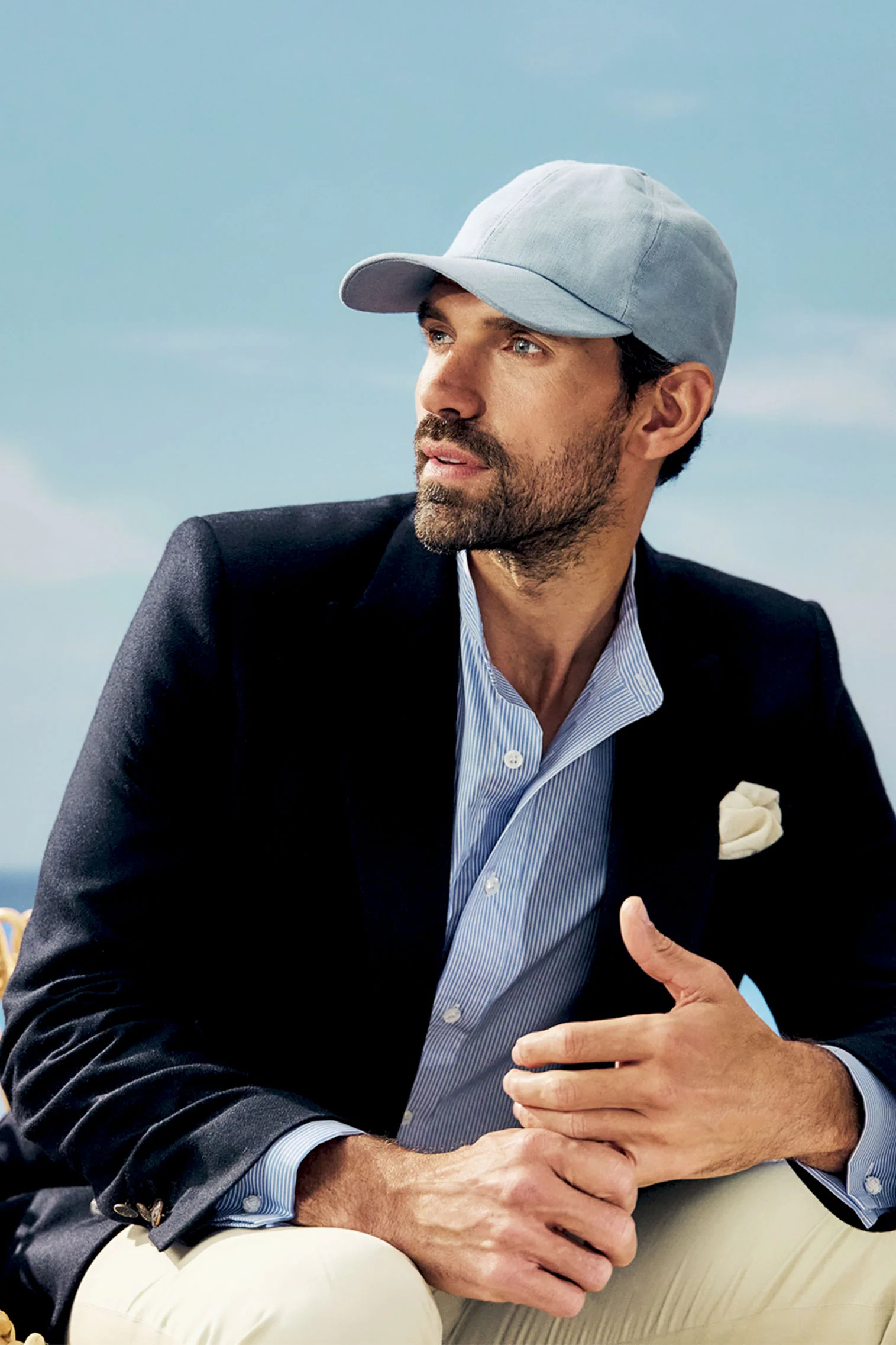 Rimini Blue Baseball Cap - Image 3