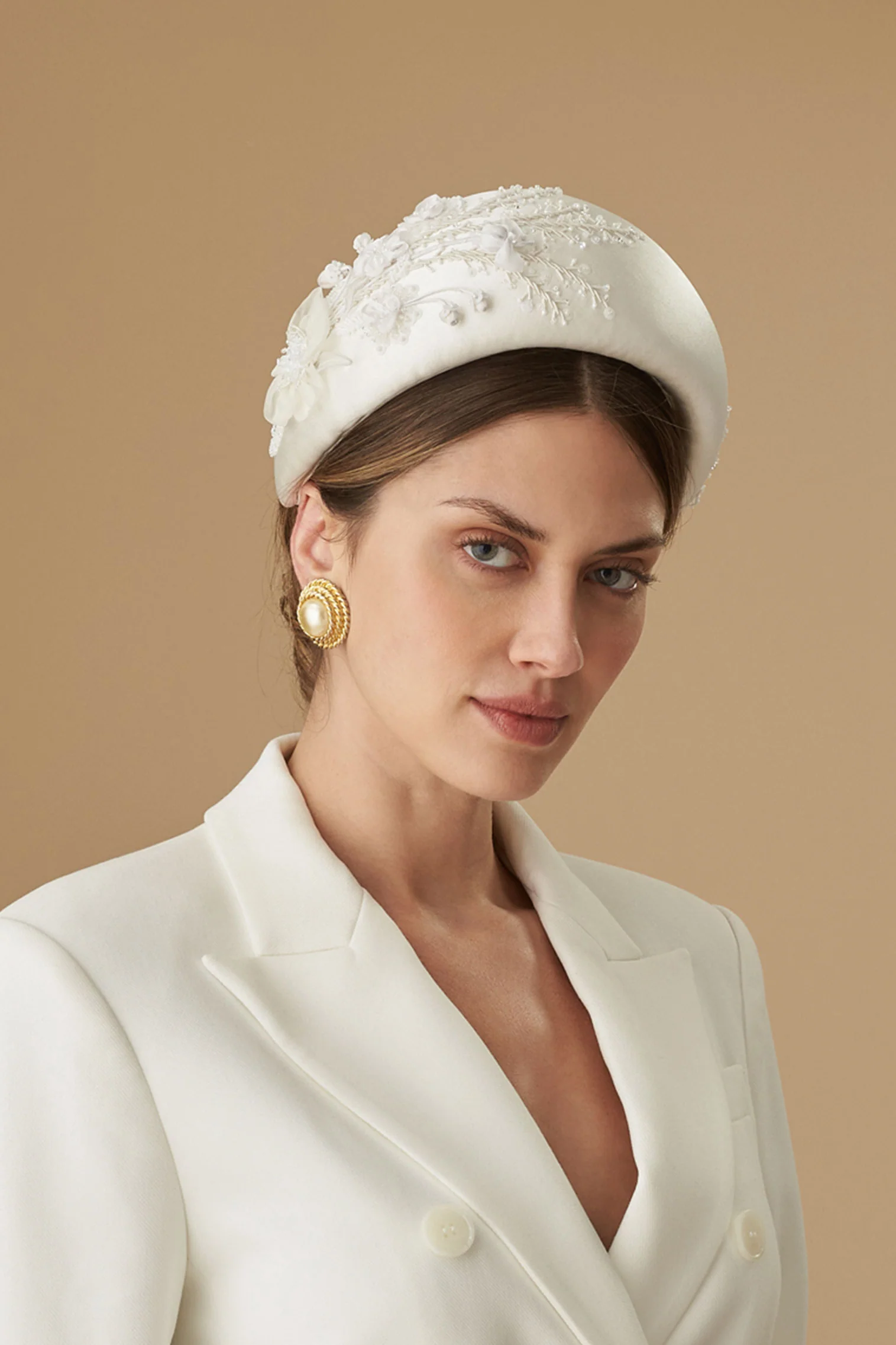 Snowdrop Ivory Headband - Image 4