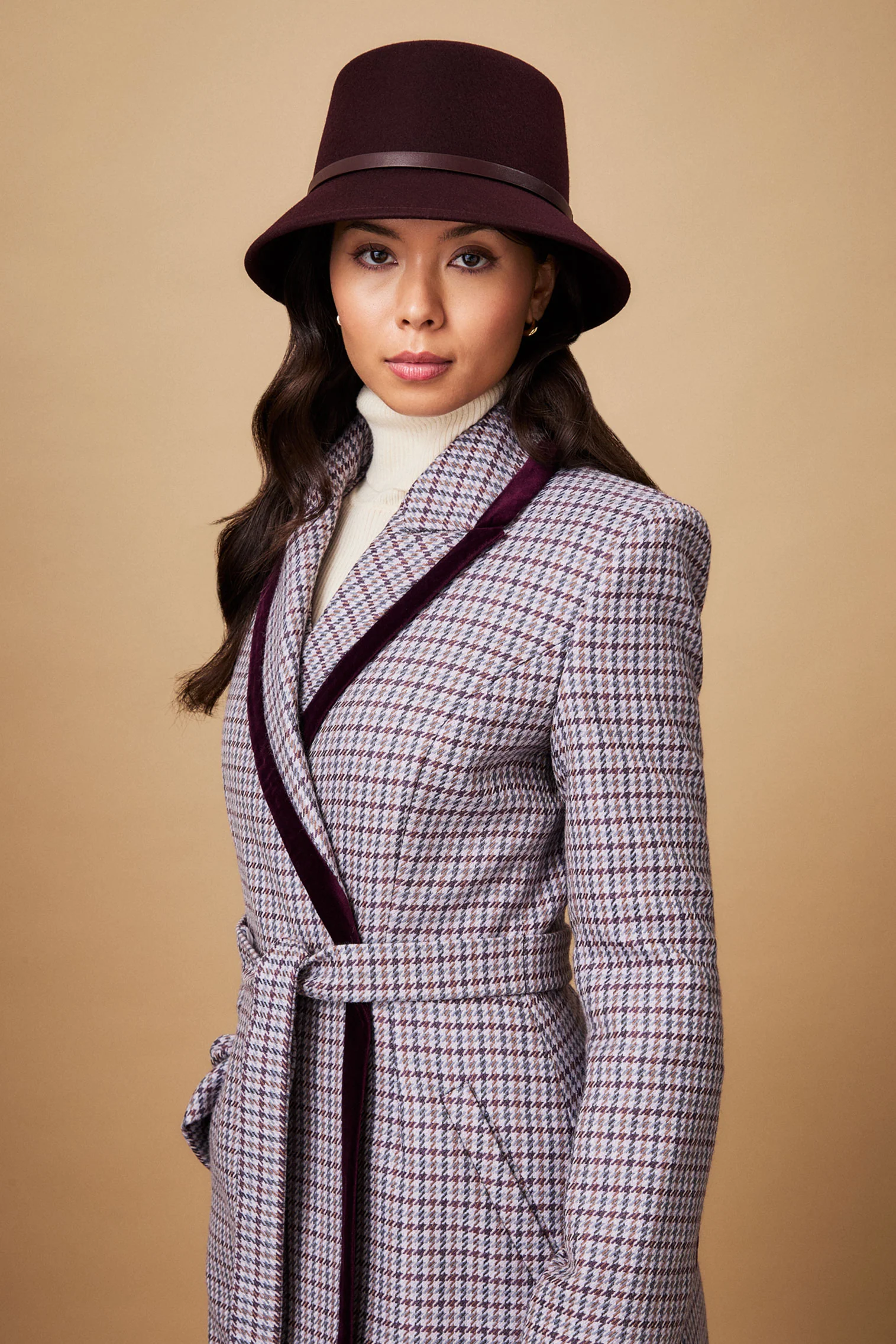 Wilma Burgundy Bucket Hat - Image 3