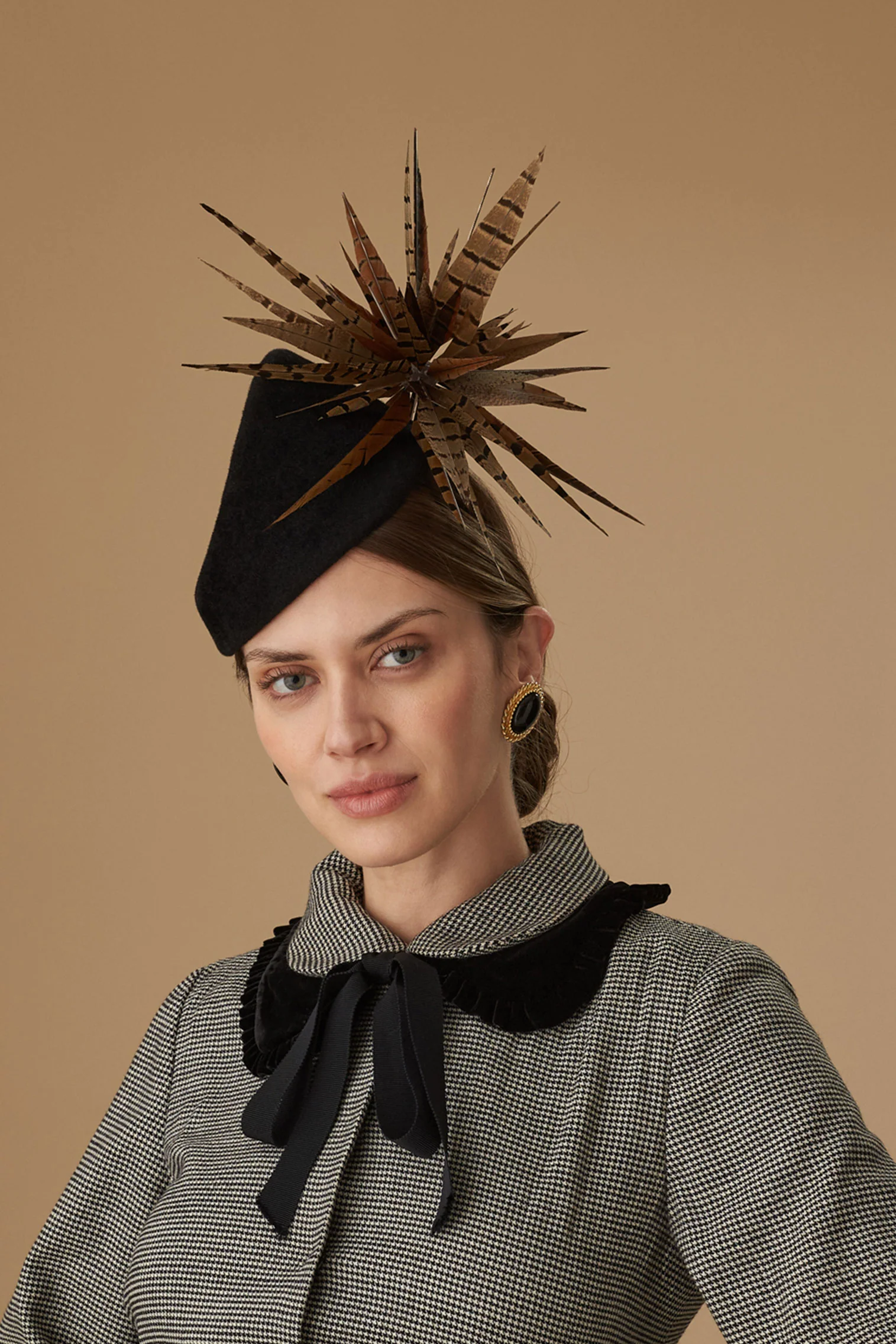 Winter's Tale Black Percher Hat - Image 2