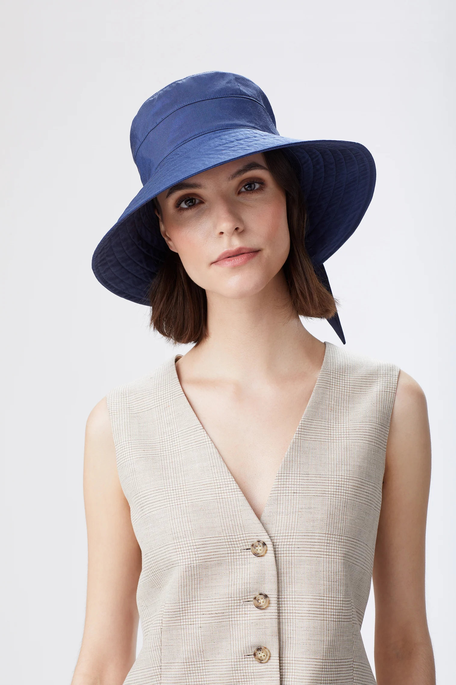 Brigitte Silk Sun Hat - Image 3